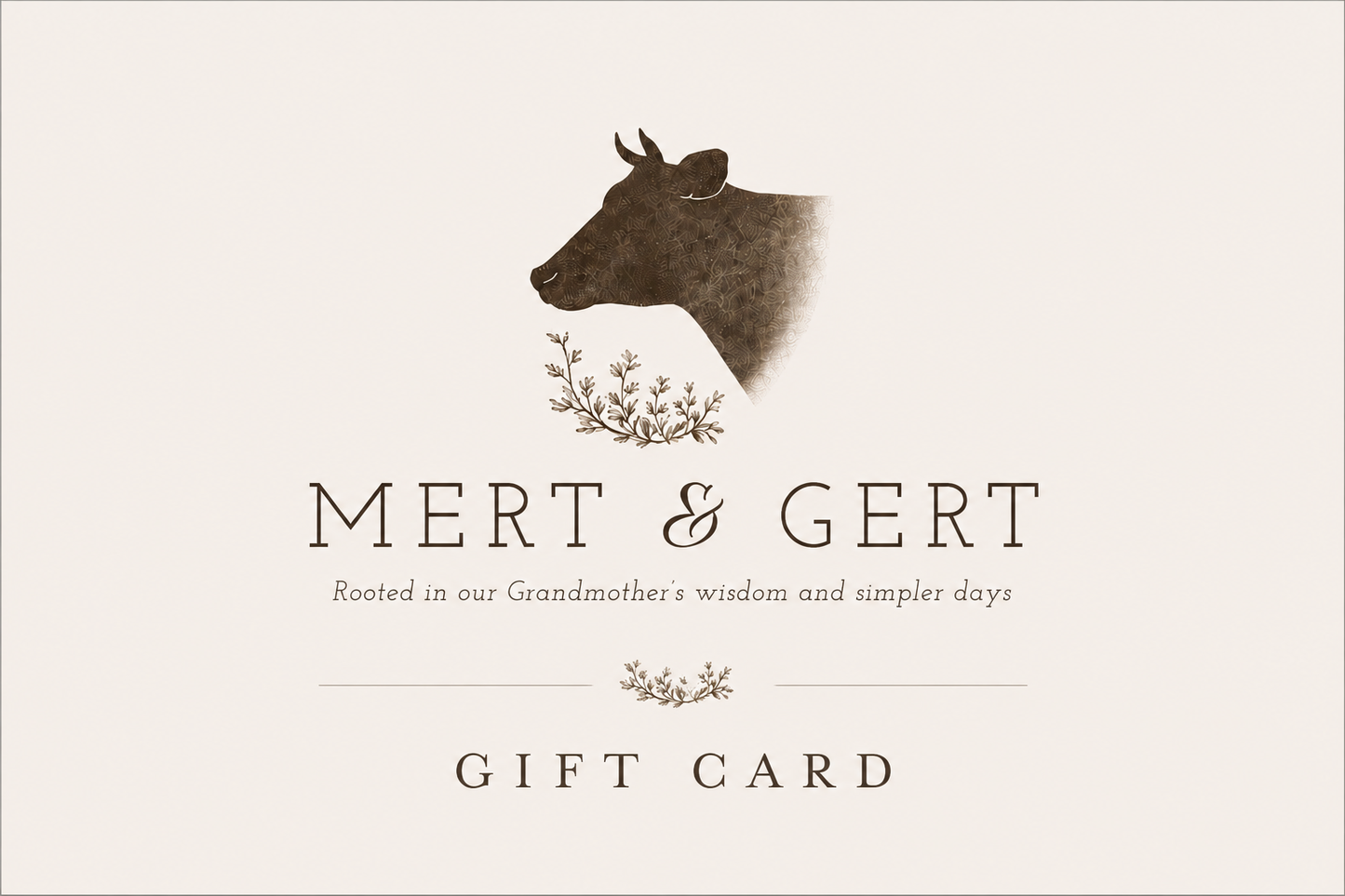 Mert & Gert Gift Card
