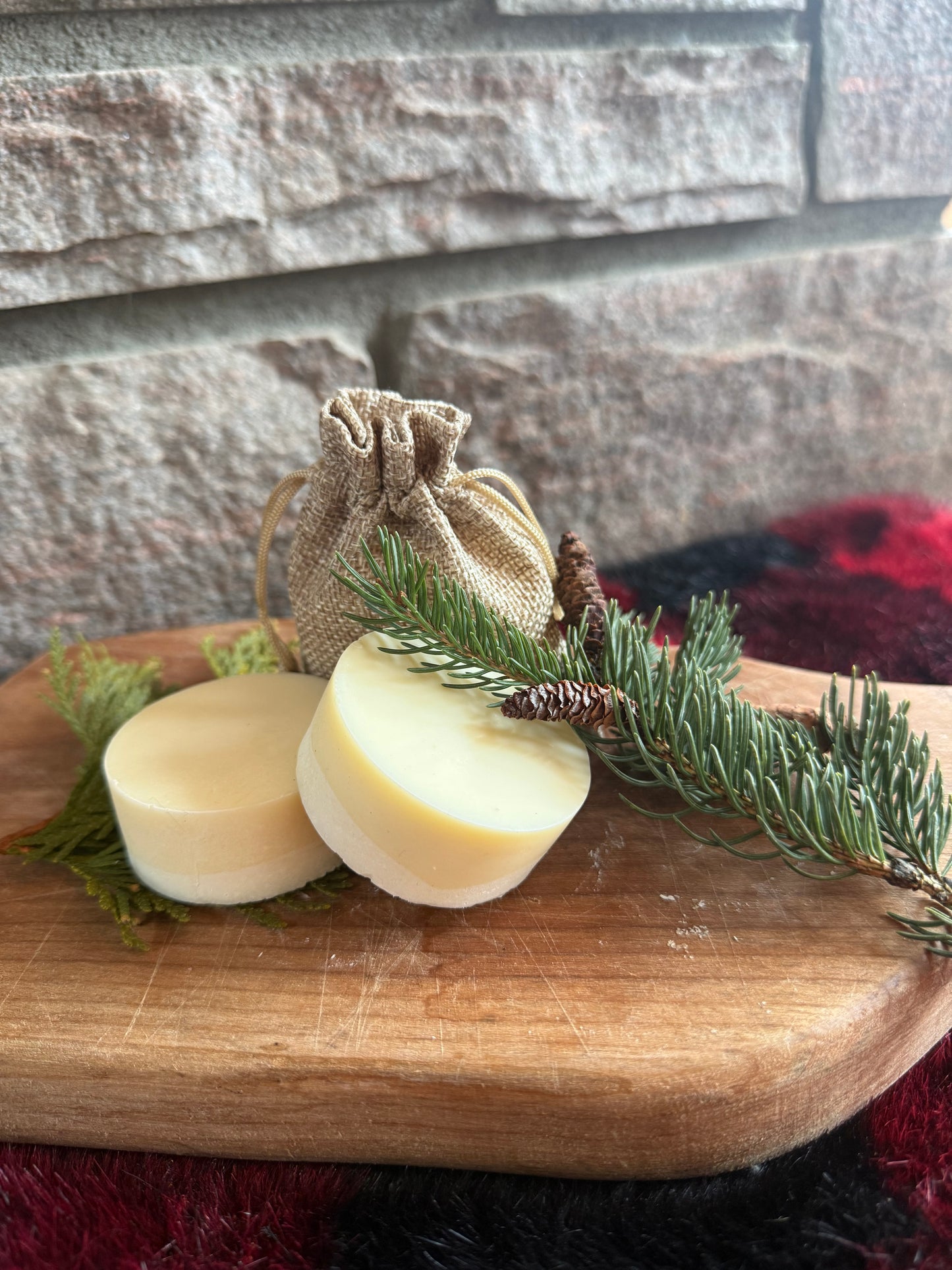 Evergreen Restore Tallow Shampoo Bar - For Men, Invigorating, 100+ Washes